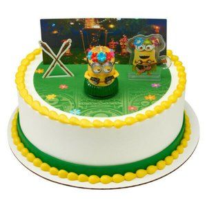 NIP Despicable Me 3 Hula Party DecoPac Cake Topper